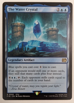 The Water Crystal (0085) Final Fantasy FIN, Magic MtG, Regular - NM! - Image 1