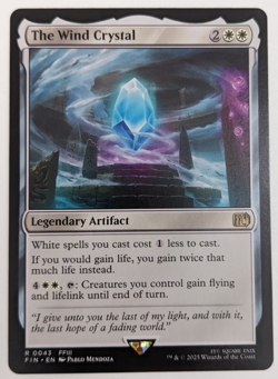 The Wind Crystal (0043) Final Fantasy FIN, Magic MtG, Regular - NM! - Image 1