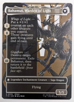 Dion, Bahamut's Dominant (376) Borderless, Final Fantasy FIN, Magic MtG, Reg NM! - Image 2