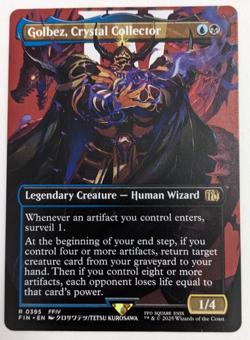 Golbez, Crystal Collector (395) Borderless, Final Fantasy FIN, Magic MtG Reg NM! - Image 1