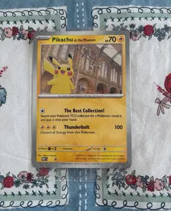 Brand New Sealed - Pokemon TCG Pikachu At The Museum Promo Card - Image 1
