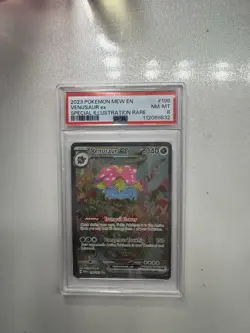 Pokemon TCG Venusaur EX Scarlet & Violet 151 Card 198/165 PSA 8 - Image 1