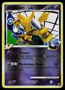 Pokemon Card - Alakazam E4 Rising Rivals 38/111 Uncommon Reverse Holo - Image 1