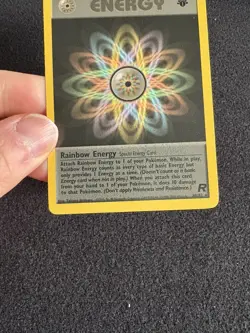 Rainbow Energy 80/82 Team Rocket 1st Edition Rare 2000 Wizards Pokemon English - Image 3