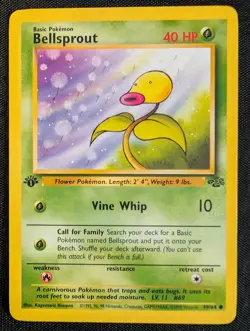 Bellsprout - 1st Edition - 49/64 Jungle - LP - Pokemon TCG - Image 4