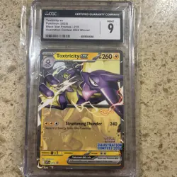 Toxtricity EX Illustration Contest 2024 215 Black Star Promo Pokemon TCG CGC 9 - Image 1