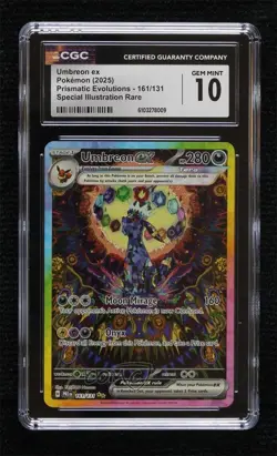 Umbreon ex Special Illustration Rare Pokemon Prismatic Evolutions PRE CGC 10 - Image 1