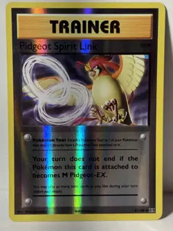 Pidgeot Spirit Link Reverse Holo 81/108 XY Evolutions NM Pokemon Fast Ship - Image 1