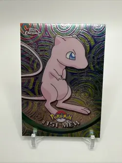2000 Pokemon Topps Chrome Mew #151 Series 2 - LP - POKEMON - No Reserve $9.99 ++ - Image 1