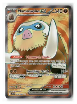 Mamoswine ex 174/159 Ultra Rare Journey Together Pokemon Near Mint - Image 1
