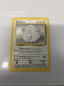 Pokemon TCG Chaneira Base Set German 1st Edition 3/102 Holo Rare - Image 1