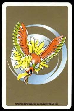 Growlithe 3 of Spades Ho-Oh Poker Deck Pokemon Japanese ~ MP - Image 2