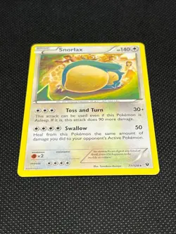 Pokemon Tcg Snorlax 77/124 XY - Fates Collide Non Holo - Image 2