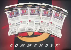 Chilling Reign Sleeved Pokemon Tcg Booster Packs - Complete Full Art Set - Image 2