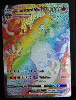 2020 Pokemon TCG Charizard VMAX 074/073 Champion’s Path Secret Rare Full Art NM! - Image 4