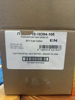Pokemon TCG 2026 Pokemon Day Collection Box Factory Case of 6 - New - Image 4