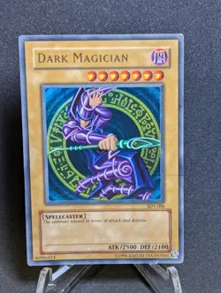 *** DARK MAGICIAN *** ORIGINAL ULTRA RARE SDY-006 HP Wrinkled YUGIOH! - Image 1