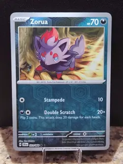 Zorua 031/064 Zoroark 032/064 Shrouded Fable Reverse Holo & Holo Pokemon Cards - Image 3
