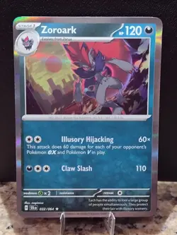 Zorua 031/064 Zoroark 032/064 Shrouded Fable Reverse Holo & Holo Pokemon Cards - Image 5