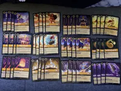 Disney Lorcana Fabled Complete C/U/Rare/SR Play Set x4 each 772x Cards - Image 1