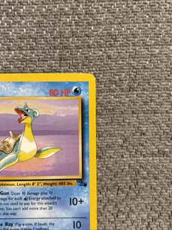 Pokemon TCG Fossil Lapras Card 25/62 Non-Holo, Unlimited Rare, Vintage NM / LP - Image 3