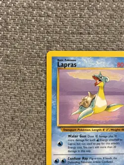Pokemon TCG Fossil Lapras Card 25/62 Non-Holo, Unlimited Rare, Vintage NM / LP - Image 4