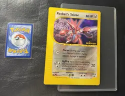 2002 ROCKETS SCIZOR 4 Pokemon BEST OF WINNER PROMO JUMBO VINTAGE CARD NINTENDO - Image 1