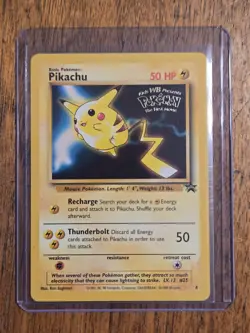 Pikachu 4 WB The First Movie Black Star Promo Pokemon Card - NM/LP - Image 5