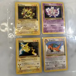 Pokemon 1999 The First Movie Black Star Promo Card Set Of 4 Complete Set NM - Image 1