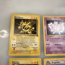 Pokemon 1999 The First Movie Black Star Promo Card Set Of 4 Complete Set NM - Image 4