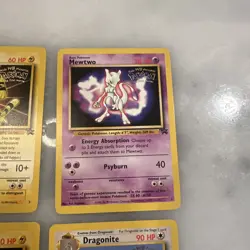 Pokemon 1999 The First Movie Black Star Promo Card Set Of 4 Complete Set NM - Image 5