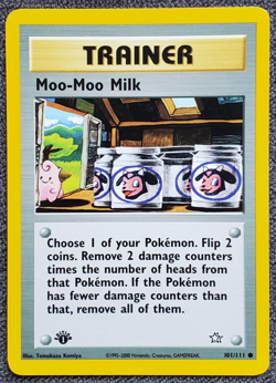 1st Edition Moo Moo Milk - Neo Genesis - #101/111 - Vintage Pokemon Card 2000 - Image 1