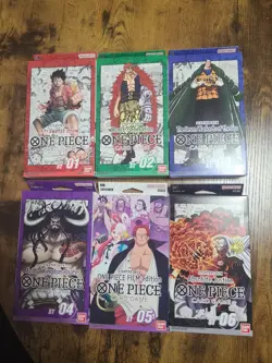 SEALED One Piece Card Game Starter Decks - SET OF 6 - Image 1