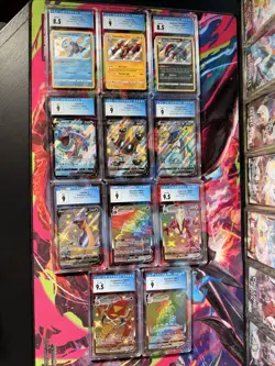 CGC Graded Pokemon Card Lot of 11 - Shining Fates Rainbow Alt Art, Shiny Lot 🌟 - Image 1