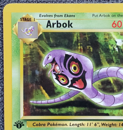 1st Edition Arbok - Fossil - #31/62 - Vintage Pokemon Card 1999 WOTC - Image 2
