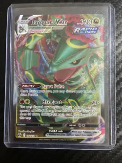 Rayquaza VMAX 102/159 Holo Sword & Shield Crown Zenith Pokemon TCG Card NM+ - Image 1