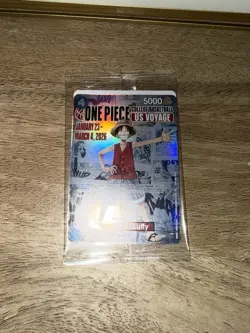 🔥🏀One Piece Monkey.D.Luffy US College Basketball Promo Card *SEALED*🔥🏀 - Image 4