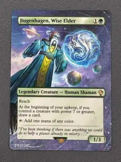 Bugenhagen Wise Elder MTG Final Fantasy Commander Hand Painted Altered Art Tentz - Image 1