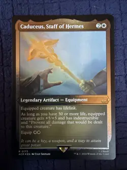 Caduceus, Staff of Hermes (Foil Etched) Universes Beyond: Assassin's Creed Foil - Image 1