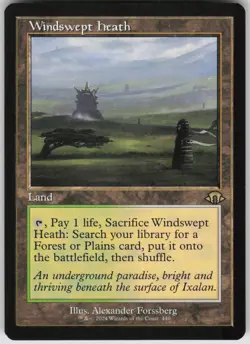 MTG Windswept Heath Retro Frame Normal NM Modern Horizons 3 Magic 440 - Image 1