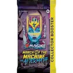 MTG March of the Machine: The Aftermath Collector Booster Pack - Sealed - Image 1