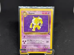 Pokemon Hypno 23/62 Fossil Unlimited Non Holo Rare Dmg - Image 1