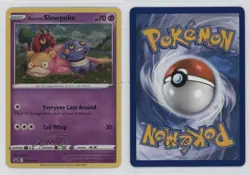 Galarian Slowpoke Holo Pokemon Sword & Shield Black Star Promo #SWSH126 - Image 3