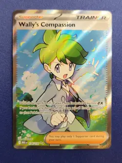 Pokemon TCG Wally's Compassion 176/132 Me01: Mega Evolution Ultra Rare Near Mint - Image 1