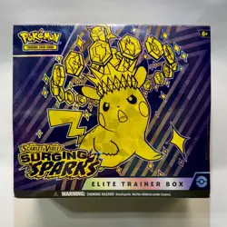 Pokemon TCG Scarlet & Violet Surging Sparks Sealed Elite Trainer Box ETB - QTY - Image 1