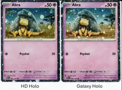 **HD COSMOS HOLO*** Abra MEW 063/165 - Pokemon 151 Promo - Image 3