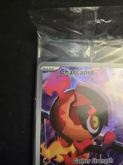 Charcadet 022 Pokemon Center ETB Phantasmal Flames Stamped Promo SEALED New - Image 2