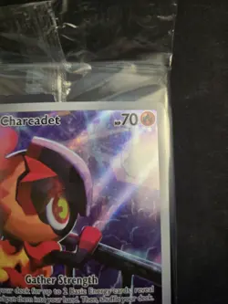 Charcadet 022 Pokemon Center ETB Phantasmal Flames Stamped Promo SEALED New - Image 3