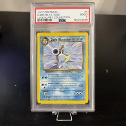 2002 Pokemon Dark Blastoise #4 Legendary Collection PSA 2 - Image 1