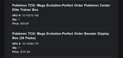 *PRESALE* Perfect Order Pokemon Center ETB And Booster Box *PRESALE* - Image 2
